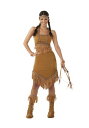 Women's Native American Cutie コスチューム ハロウィン レディース コスプレ 衣装 女性 仮装 女性用 イベント パーティ ハロウィーン 学芸会 学園祭 学芸会 ショー お遊戯会 二次会 忘年会 新年会 歓迎会 送迎会 出し物 余興 誕生日 発表会(3)