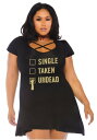 大きいサイズ Women's Undead Jersey Dress コスチューム ハロウィン レディース コスプレ 衣装 女性 仮装 女性用 イベント パーテ...