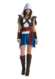 Women's Assassins Creed Edward Kenway Classic コスチューム ハロウィン レディース コスプレ 衣装 女性 仮装 女性用 イベント パーティ ハロウィーン 学芸会