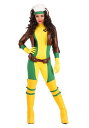 X-Men Women 039 s Rogue Premium コスチューム ハロウィン レディース コスプレ 衣装 女性 仮装 女性用 イベント パーティ ハロウィーン 学芸会