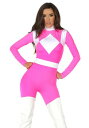 Women 039 s Dominance Action Figure Pink Catsuit コスチューム ハロウィン レディース コスプレ 衣装 女性 仮装 女性用 イベント パーティ ハロウィーン 学芸会