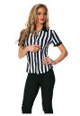 《9日20時〜P2倍 お得クーポン有 》Women's Referee Shirt ハロウィン レディース コスプレ 衣装 女性 仮装 女性用 イベント パーティ ハロウィーン 学芸会