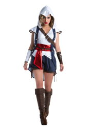 Assassins Creed Connor Classic Women's コスチューム ハロウィン レディース コスプレ 衣装 女性 仮装 女性用 イベント パーティ ハロウィーン 学芸会