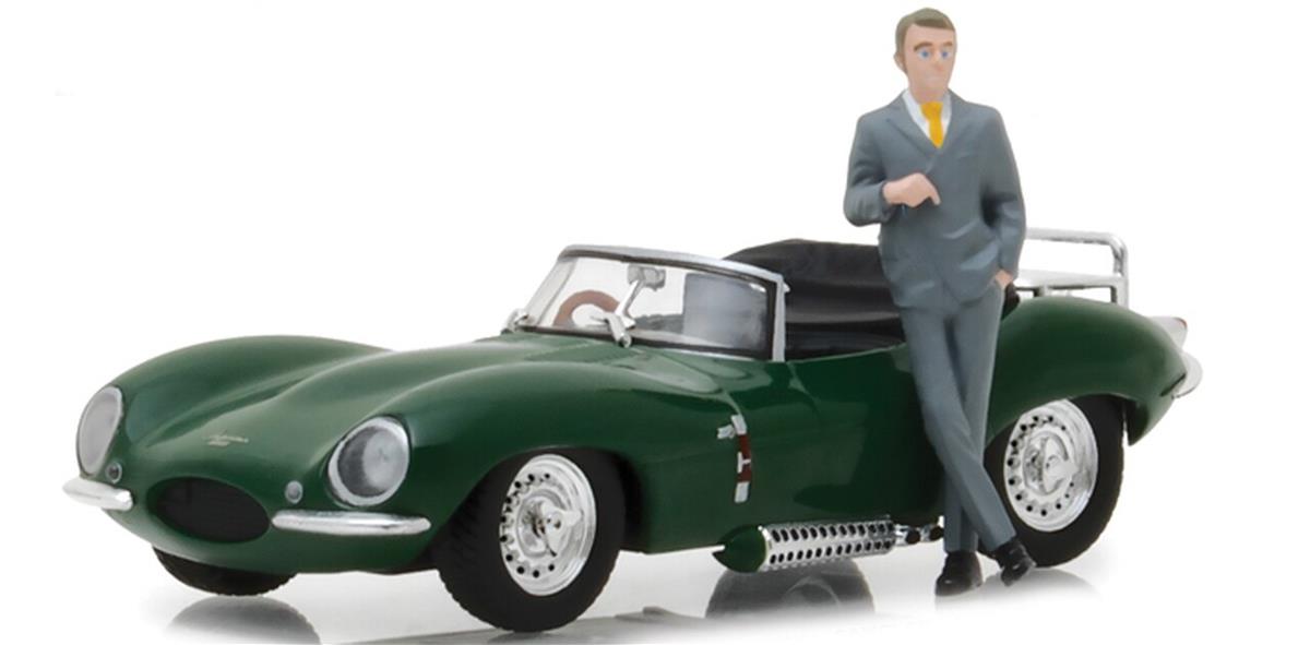 Greenlight 1956 Steve WK[ XKSS with McQueen Figure 1/43 XP[ | _CLXgJ[ _CLXg Ԃ̂   RNV ~j`A _CJXg fJ[ ~jJ[ A Mtg v[g