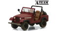Greenlight The A-Team Animal Preserve Jeep ジープ CJ-5 1/43 スケール | ダイキャストカー ダイキャスト ...