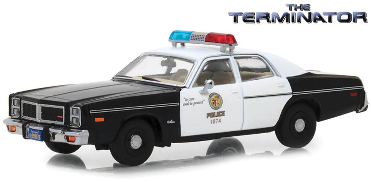 Greenlight The Terminator 1977 Metro Police|Fire|EMS Dodge ダッジ Monaco 1/43 スケール | ダイキャストカー ダイキャスト 車のおもちゃ 車 おもちゃ コレクション ミニチュア ダイカスト モデルカー ミニカー アメ車 ギフト プレゼント