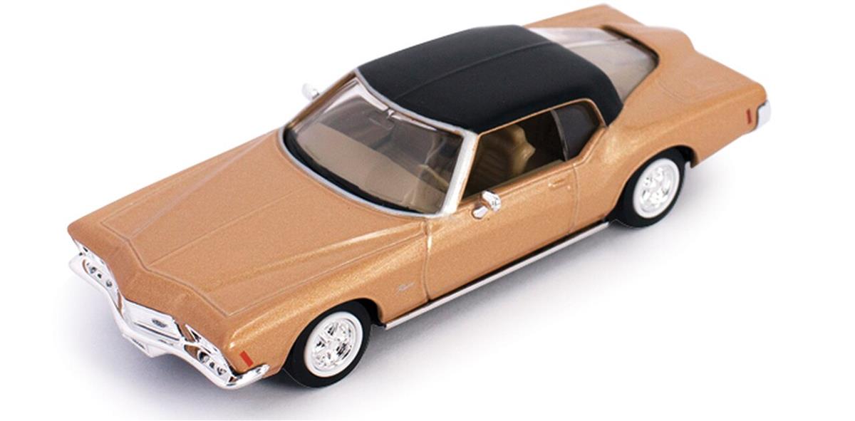 Lucky ラッキー 1971 Buick ビュイック Riviera GS - Tan 1/43 スケール | ダイキャストカー ダイキャスト 車のおもちゃ 車 おもちゃ コレクション ミニチュア ダイカスト モデルカー ミニカー アメ車 ギフト プレゼント