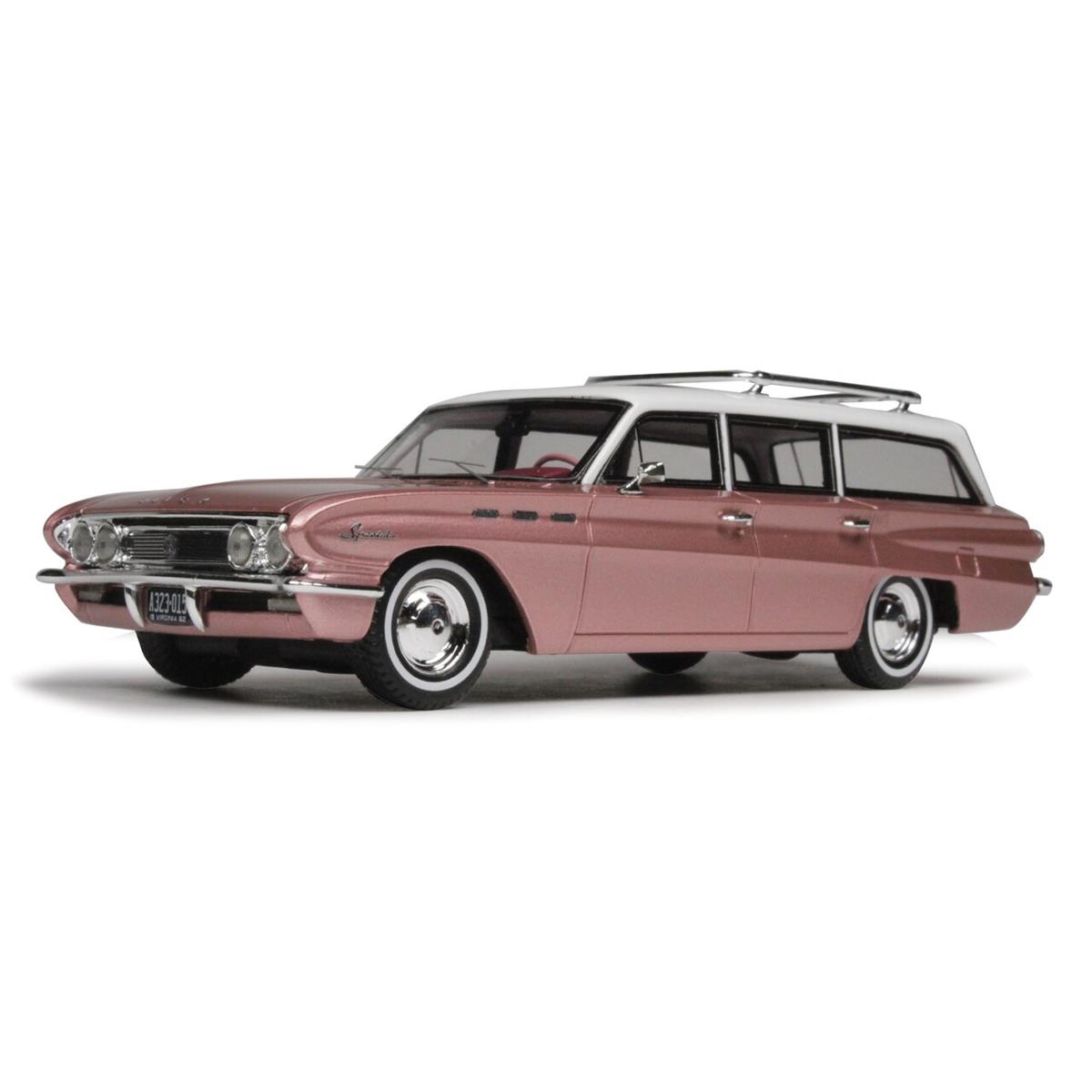 Goldvarg Collection ゴールドバーグコレクション 1962 Buick ビュイック Special Station Wagon with Roof Rack 1/43 スケール Diecast Model ダイキャスト ミニカー おもちゃ 玩具 コレクシ…