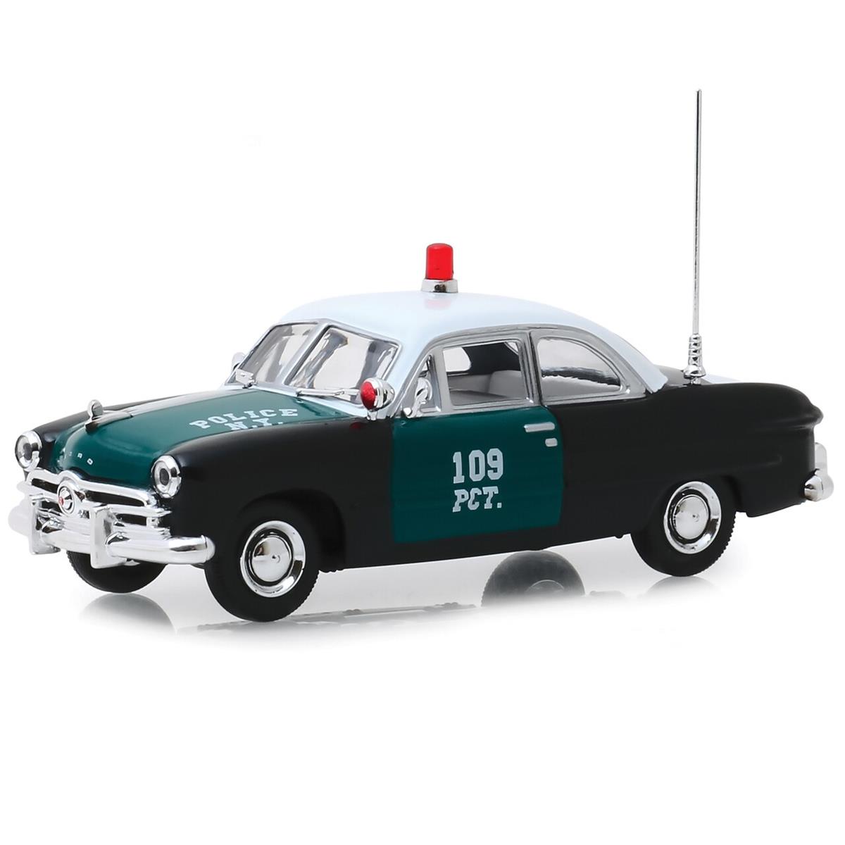 Greenlight 1949 Ford フォード NYPD Police Fire EMS ポリス /ファイア/EMS Cruiser 1/43 スケール パトカー ダイキャストカー ダイキャスト 車のおもちゃ 車 おもちゃ コレクション ミニチュア ダイカスト モデルカー ミニカー アメ車 ギフト プレゼント