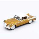 Lucky ラッキー 1958 Studerbaker Golden Hawk - Gold 1/43 スケール | ダイキャストカー ダイキャスト 車のおもち...