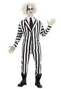 大人用 Beetlejuice 大きいサイズ コスチューム クリスマス ハロウィン メンズ コスプレ 衣装 男性 仮装 男性用 イベント パーティ ハロウィーン 学芸会