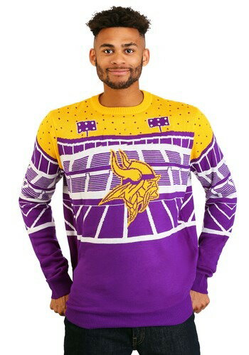 Minnesota Vikings Light Up Bluetooth Ugly Christmas Sweater ꥹޥ ϥ...