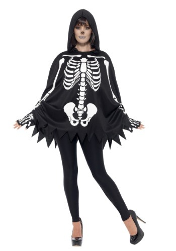 Adult's Poncho Skeleton 塼 ꥹޥ ϥ  ץ     ٥ ...