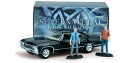 Greenlight Supernatural Impala with Sam & Dean Figures 1/64 スケール | ダイキャストカー ダイキャ...