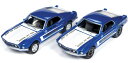Johnny Lightning ジョニーライトニング 1969 Mustang Racing Two Pack 1/64 スケール | ダイキャストカー ダイ...