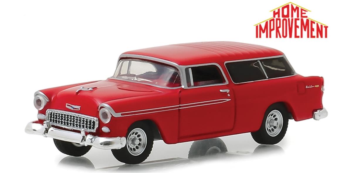 Greenlight Home Improvement 1955 Chevrolet シボレー Bel Air Nomad 1/64 スケール ダイキャストカー ダイキャスト 車のおもちゃ 車 おもちゃ コレクション ミニチュア ダイカスト モデルカー ミニカー アメ車 ギフト プレゼント