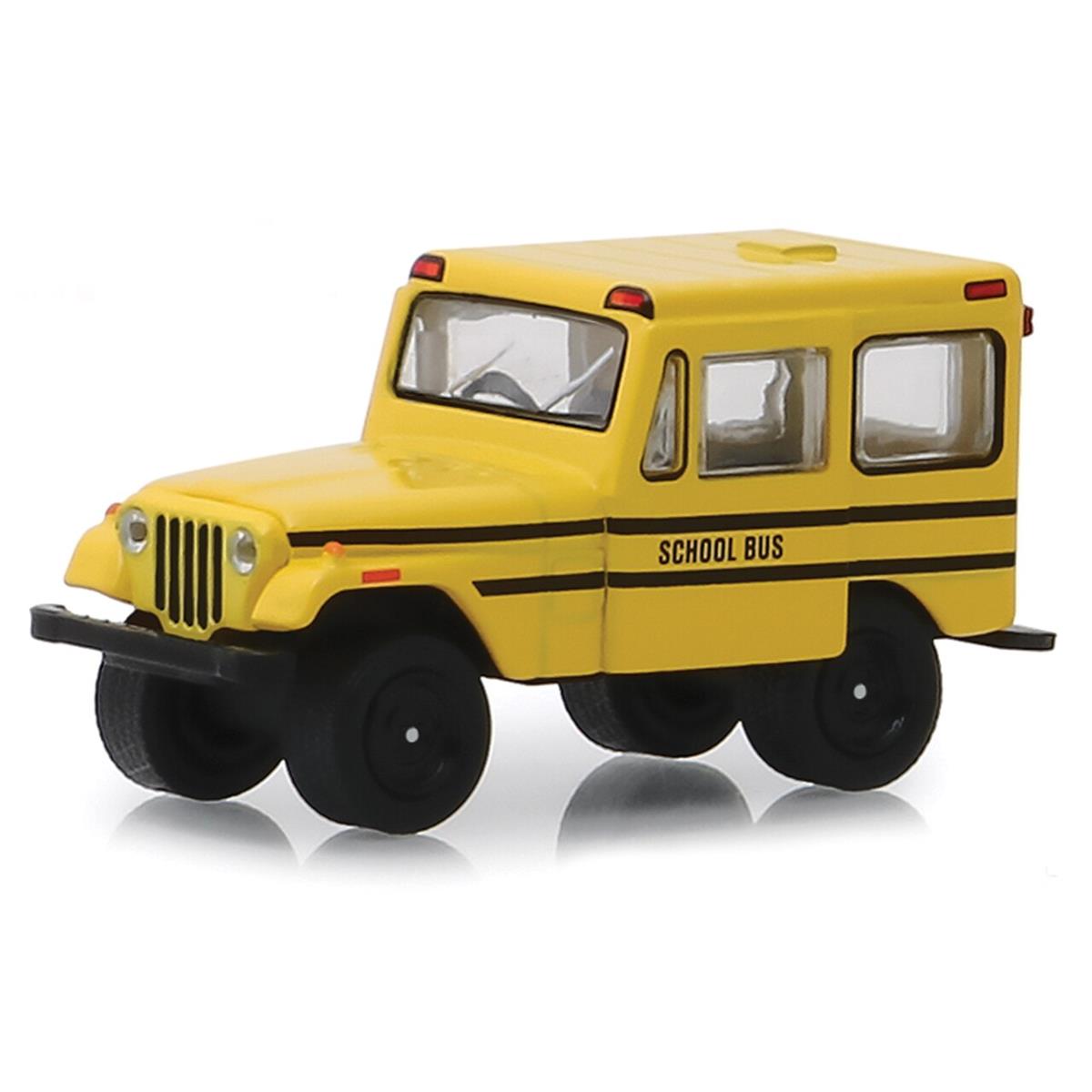 Greenlight 1974 Jeep ジープ DJ-5 School Bus 1/64 Scale スケール Diecast Model ダイキャスト ミニカー おもちゃ 玩具 コレクション ミニチュア ダイカスト クリスマス プレゼント ...