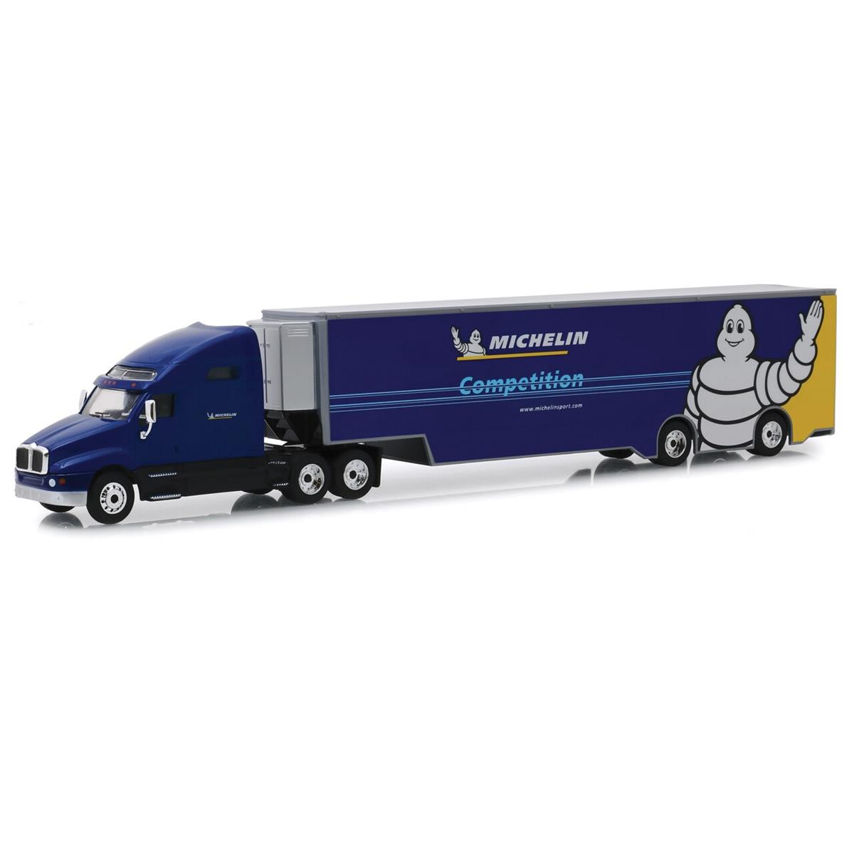 楽天Mars shopGreenlight Kenworth T2000 Michelin Sport Competition Transporter 1/64 スケール | ダイキャストカー ダイキャスト 車のおもちゃ 車 おもちゃ コレクション ミニチュア ダイカスト モデルカー ミニカー アメ車 ギフト プレゼント