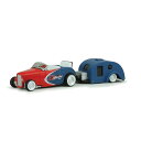 Maisto マイスト 1932 Ford フォード Roadster & Teardrop Camper 1/64 スケール | ダイキャストカー ダイキャス...