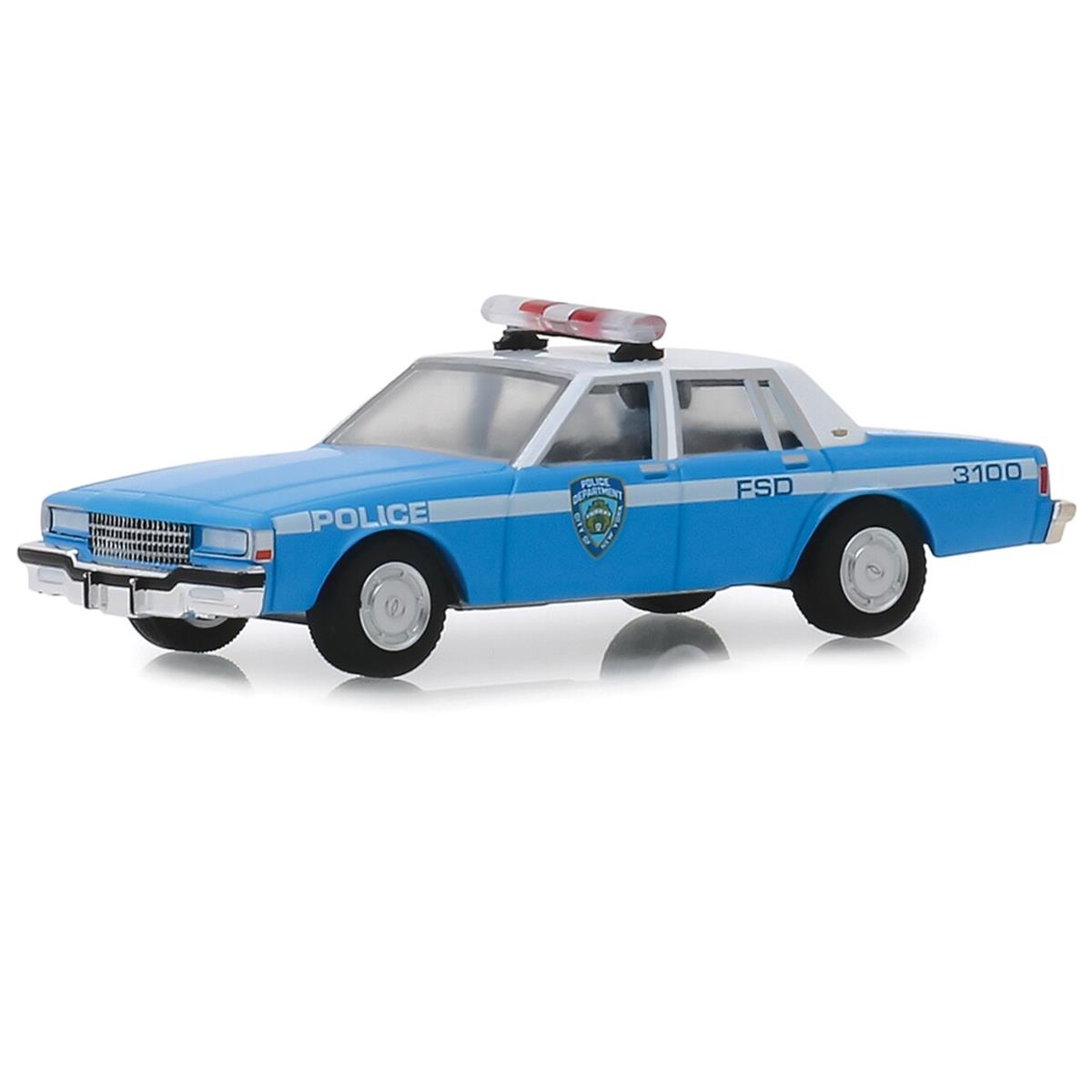 Greenlight 1990 NYPD Chevrolet シボレー Caprice Patrol Car 1/64 スケール ダイキャストカー ダイキャスト 車のおもちゃ 車 おもちゃ コレクション ミニチュア ダイカスト モデルカー ミニカー アメ車 ギフト プレゼント