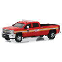 Greenlight FDNY 2018 Chevy シボレー Silverado 3500 Dually 1/64 スケール | ダイキャストカー ダイキャス...