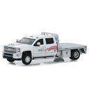Greenlight 2018 Chevrolet シボレー Silverado 3500 Dually Flatbed - USA-1 1/64 スケール |...