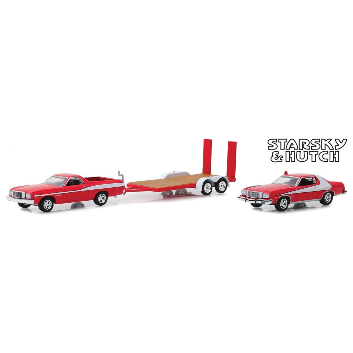 Greenlight Starsky Hutch 1976 tH[h Ranchero Trailered 1976 Gran Torino 1/64 XP[ | _CLXgJ[ _CLXg Ԃ̂   RNV ~j`A _CJXg fJ[ ~jJ[ A Mtg v[g