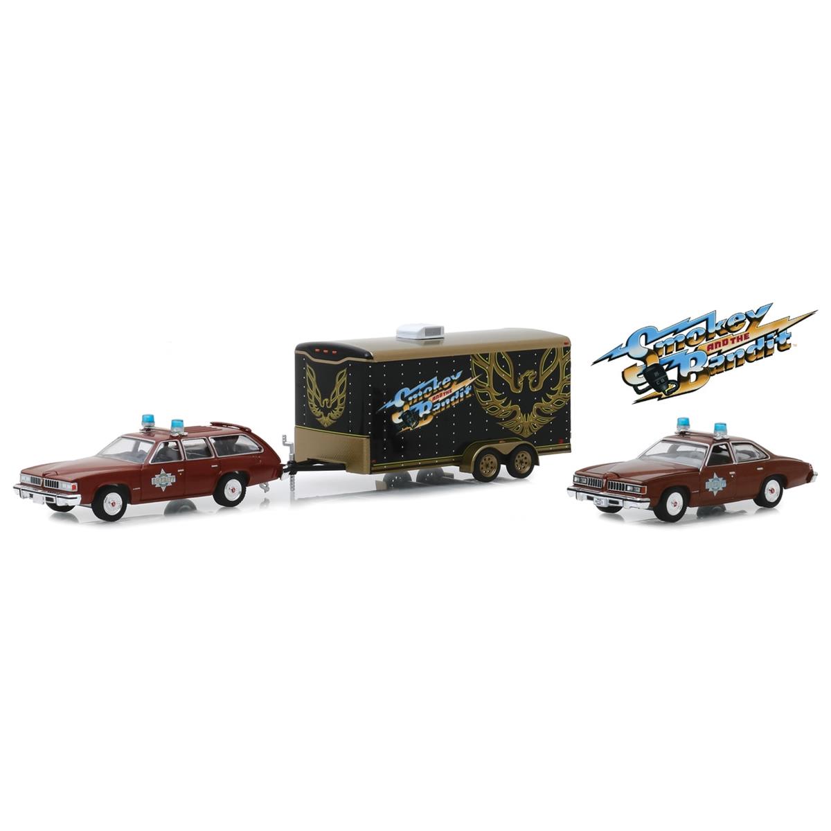Greenlight Smokey and the Bandit 1977 Pontiac ポンティアック LeMans Safari + Sheriff Bu...