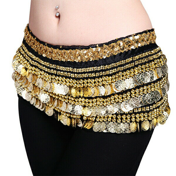 コインスカーフ!ベリーダンス 衣装 ステージ衣装 民族衣装 ダンス【ヒップコインスカーフ】ベリーダンス ステージ衣装