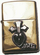 【お得クーポン多数 最大1,000円OFF有】ビルウォールレザー BWL Bill Wall Leather ZL119 ブラス ピースハート ZIPPO ライター zippo 真鍮 カスタム タバコ 煙草