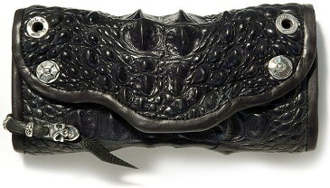 BWL ビルウォールレザー Bill Wall Leather ホーンバック ゲイター ウォレット 財布 | アクセサリー シルバー グッドラック スカル レザー 革 鰐 ワニ ハトメ おしゃれ メンズ レディース プレゼント ギフト 贈り物 正規品