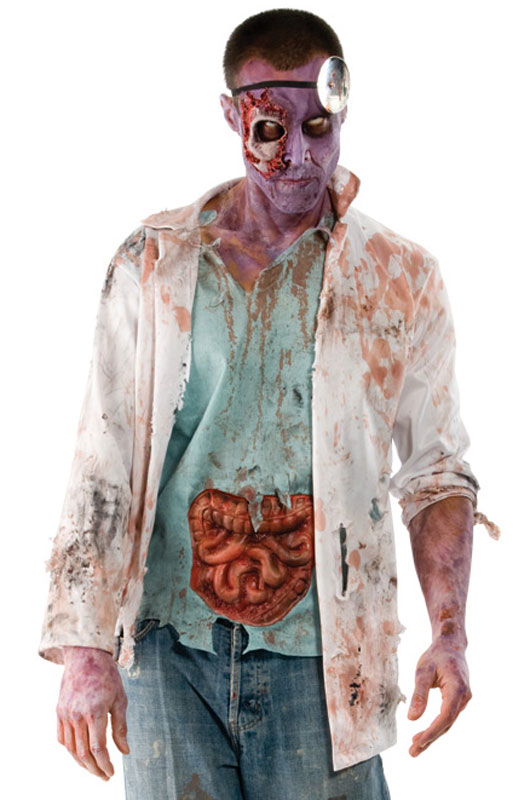 ゾンビ ウォーキング・デッド The Walking Dead Zombie Doctor 大人用コスチューム ハロウィン コスプレ 衣装 仮装 大人用 面白い ホラー 怖い 学園祭 文化祭 学祭 大学祭 高校 イベント