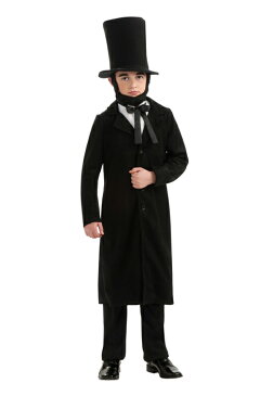 【店内全品P5倍】Abraham Lincoln デラックス 子供用コスチューム クリスマス ハロウィン コスプレ 衣装 仮装 男の子 女の子 子供 小学生 かわいい 面白い 学園祭 文化祭 学祭 大学祭 高校 イベント