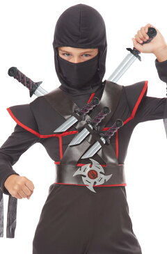 Stealth 忍者 ニンジャ Weapons Belt Accessory コスチューム クリスマス ハロウィン コスプレ 衣装 仮装 男の子 女の子 子供 小学生 かわいい 面白い 忍者 学園祭 文化祭 学祭 大学祭 高校 イベント