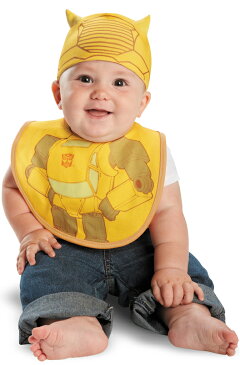 トランスフォーマー Transformers Bumblebee Bib and Hat 幼児,子供用コスチューム コスチューム クリスマス ハロウィン コスプレ 衣装 仮装 幼児 赤ちゃん 子供 0歳 1歳 かわいい 面白い 学園祭 文化祭 学祭 大学祭 高校 イベント ベビー服 出産祝い 誕生日 お祝い