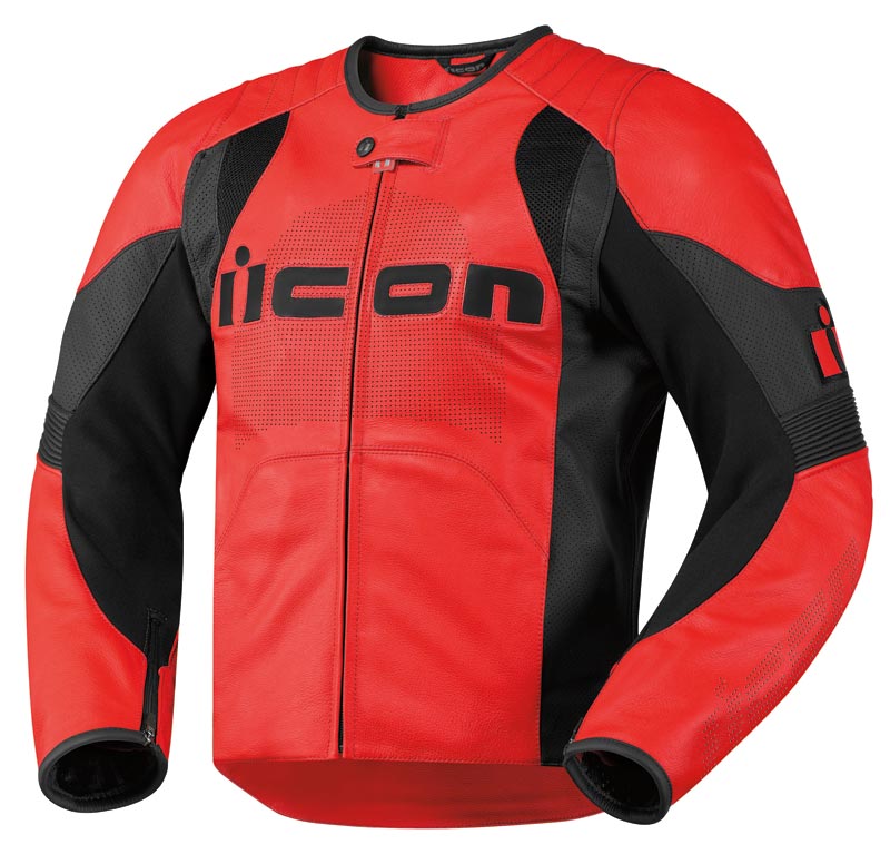 アイコン Icon Overlord Leather Jacket バイク用品 メンズ バイクウェア モトクロス レザージャケット 革ジャン ライダースジャケット