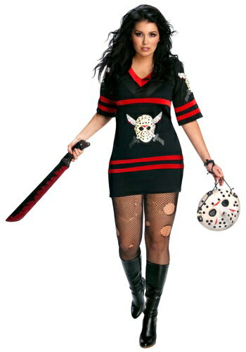 【マラソン最終日 最大20%OFFクーポン有】大きいサイズ セクシー Jason Voorhees コスチューム クリスマス ハロウィン レディース コスプレ 衣装 女性 仮装 女性用 イベント パーティ ハロウィーン 学芸会