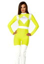 Women 039 s Dominance Action Figure Yellow Catsuit コスチューム クリスマス ハロウィン レディース コスプレ 衣装 女性 仮装 女性用 イベント パーティ ハロウィーン 学芸会