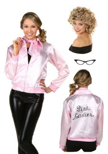 Womens Grease Pink Ladies Jacket 塼 Package ꥹޥ ϥ ǥ ץ...