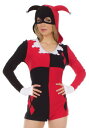 Women's Harley Quinn Romper コスチューム クリスマス ハロウィン レディース コスプレ 衣装 女性 仮装 女性用 イベント パーティ...
