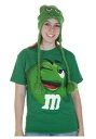 コスプレ ハロウィン グリーンM&M チョコレートチョコレート JUMBO CHARACTER Tシャツ 大人用 メンズ 男性用 衣装 衣装 学園祭 文化祭 コスチューム 仮装 変装