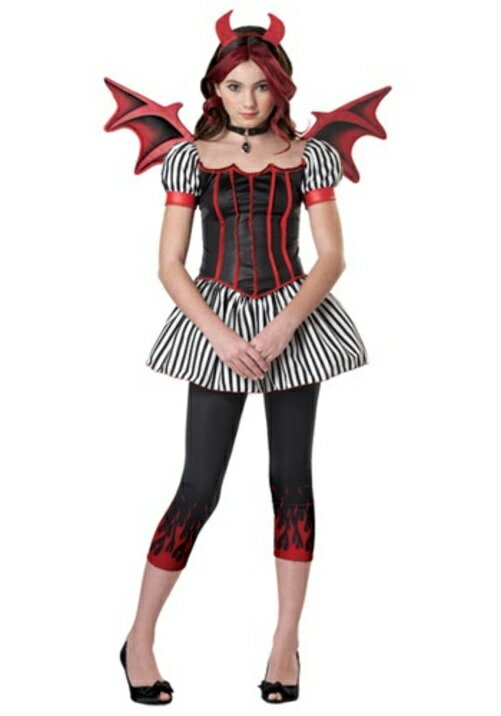 コスプレ コスチューム STRANGELINGS デビル 悪魔 吸血鬼 ヴァンパイア バンパイア 子供用 女の子 衣装 ドレス ワンピース ディズニーランド 衣装 学園祭 文化祭 ハロウィン パーティ 変装 仮装:Mars shop