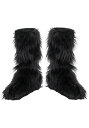 キッズ ブラック Furry Boot Covers | コスプレ 衣装 仮装 小道具 おもしろい イベント パーティ 発表会 デコレーション リボン アクセサリー メンズ レディース 子供 おしゃれ かわいい ギフト プレゼント