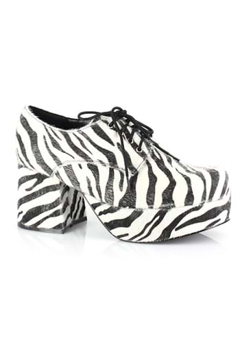 Zebra Hologram Pimp Shoe for Men | コスプレ 衣装 仮装 小道具 おもしろい イベント パーティ 発表会 デコレーション リボ...