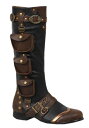 Men's Steampunk ブーツ | コスプレ 衣装 仮装 小道具 おもしろい イベント パーティ 発表会 デコレーション リボン アクセサリー メンズ ...