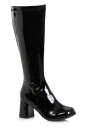 Women's ブラック Wide Width Gogo ブーツ | コスプレ 衣装 仮装 小道具 おもしろい イベント パーティ 発表会 デコレーション リボン アクセサリー メンズ レディース 子供 おしゃれ かわいい ギフト プレゼント