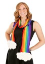 Rainbow Scarf with a Hidden Pocket | コスプレ 衣装 仮装 小道具 おもしろい イベント パーティ 発表会 デコレーション リボン アクセサリー メンズ レディース 子供 おしゃれ かわいい ギフト プレゼント