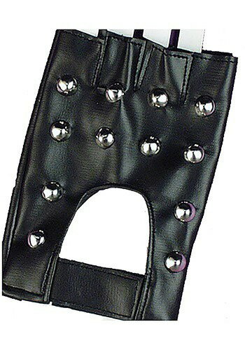Studded Biker グローブs | コスプレ 衣装 仮装 小道具 おもしろい イベント パーティ 発表会 デコレーション リボン アクセサリー メンズ ...