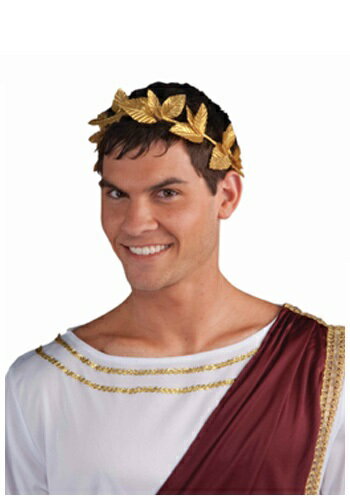 Gold Leaf Crown | コスプレ 衣装 仮装 小道具 おもしろい イベント パーティ 発表会 デコレーション リボン アクセサリー メンズ レディー...