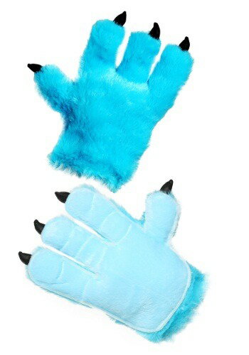 大人用 Blue Monster Hands | コスプレ 衣装 仮装 小道具 おもしろい イベント パーティ 発表会 デコレーション リボン アクセサリー メ...